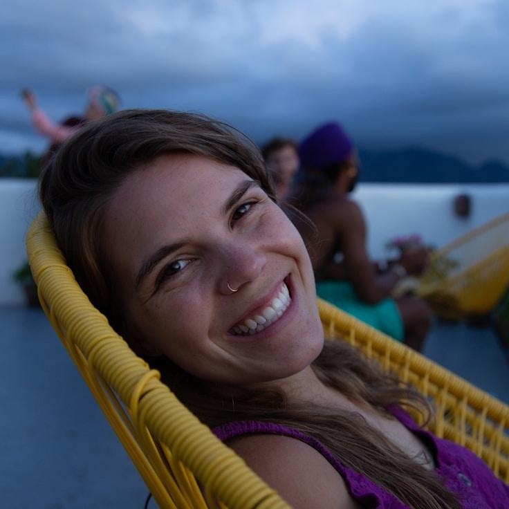 Portrait of Nova Rivera, group coordinator and fusion cooking expert